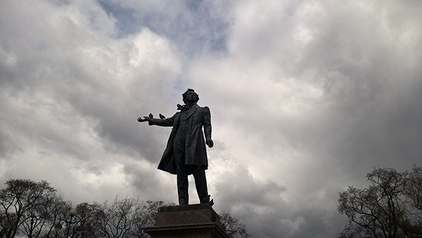 Spomenik Puškinu u Sankt Peterburgu, Mihail Anikušin, foto: Đorđe Tomić