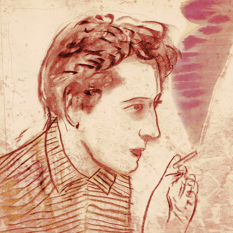 Hannah Arendt, ilustracija: Vivienne Flesher
