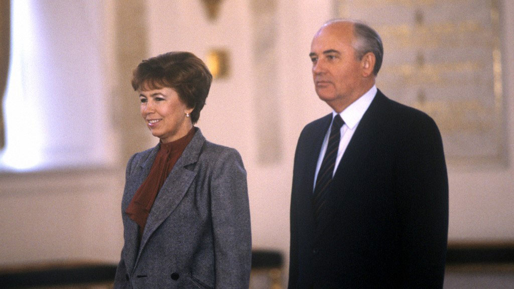 Raisa i Mihail Gorbačov 1987, foto: RIA Novosti/Wikimedia Commons