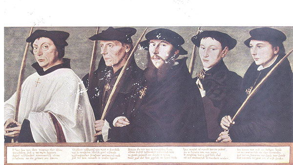 Jan van Skorel, Petorica članova Bratstva hodočasnika u Jerusalim (1451)