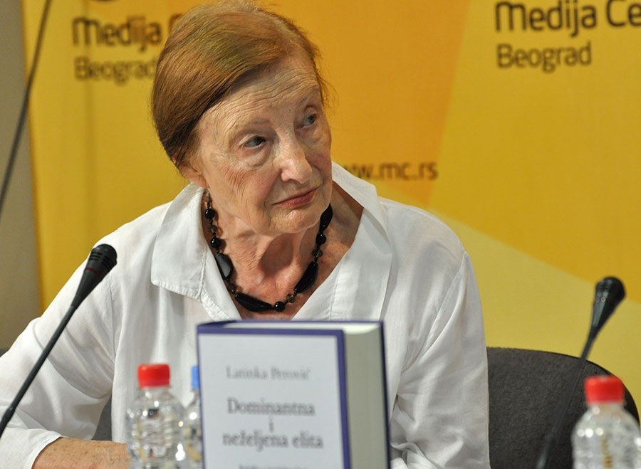 Latinka Perović, 10.6.2015, foto: Medija centar