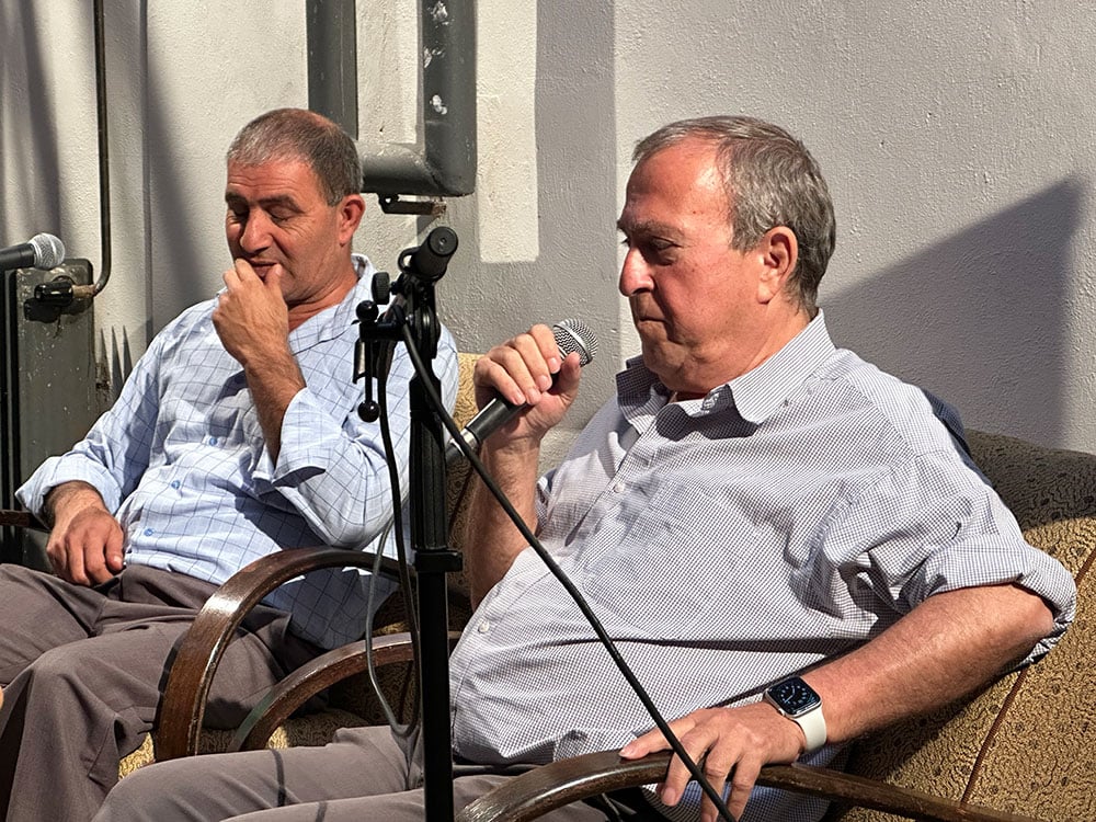 Bassam Aramin i Rami Elhanan, foto: Sofija Kordić Bassam Aramin i Rami Elhanan, foto: Sofija Kordić