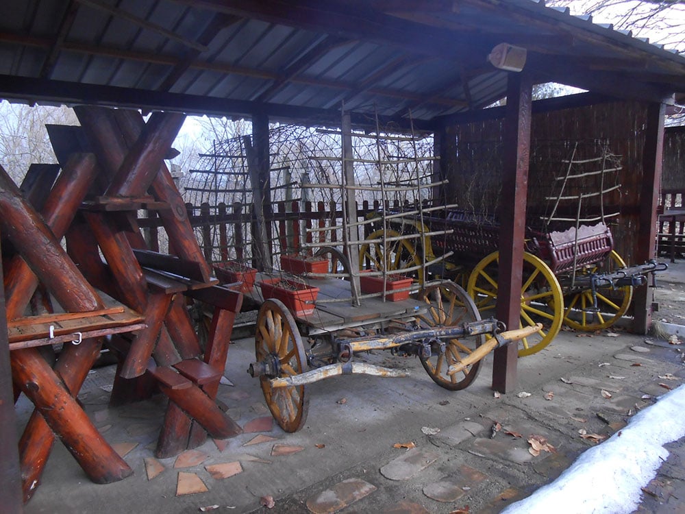 Restoran na putu za Kajtasovo pored kanala Dunav-Tisa-Dunav, decembar 2018.