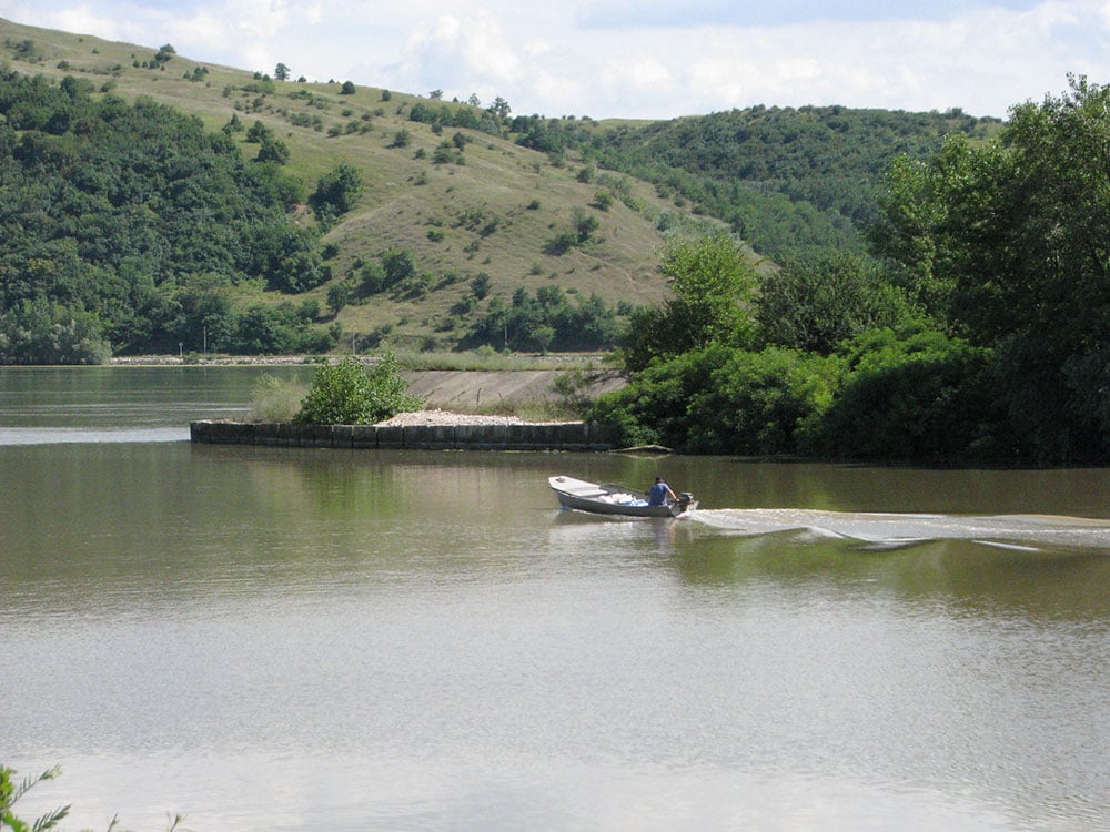 Čamci na Dunavu kod Stare Palanke, 2016.